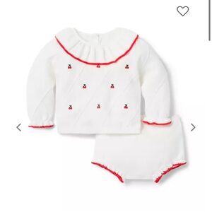 Janie & Jack Cherry Sweater Set